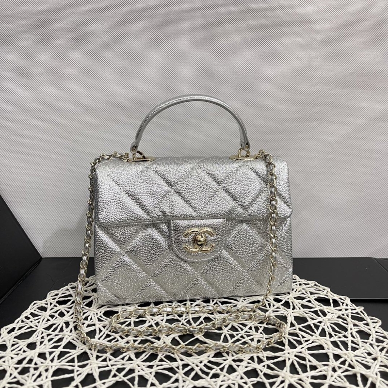 Ch**el top handle bags